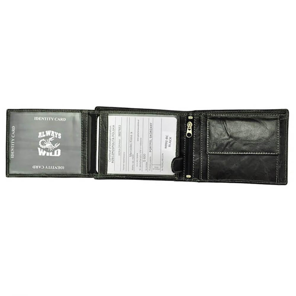 Мъжки кожен портфейл GPB490, Черен 5