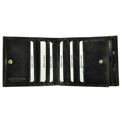 Мъжки кожен портфейл GPB591, Черен - с RFID защита 4