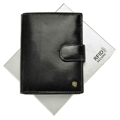 Мъжки кожен портфейл GPB592, Черен - с RFID защита 2