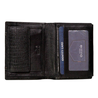 Мъжки кожен портфейл GPB599, Черен - с RFID защита 3