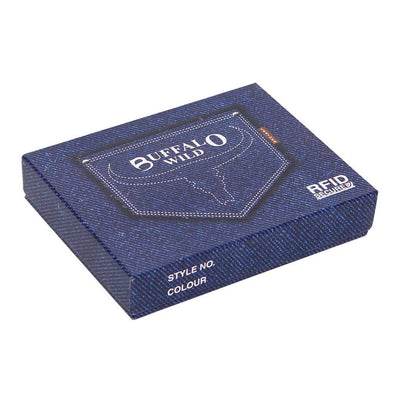 Мъжки кожен портфейл GPB599, Черен - с RFID защита 6