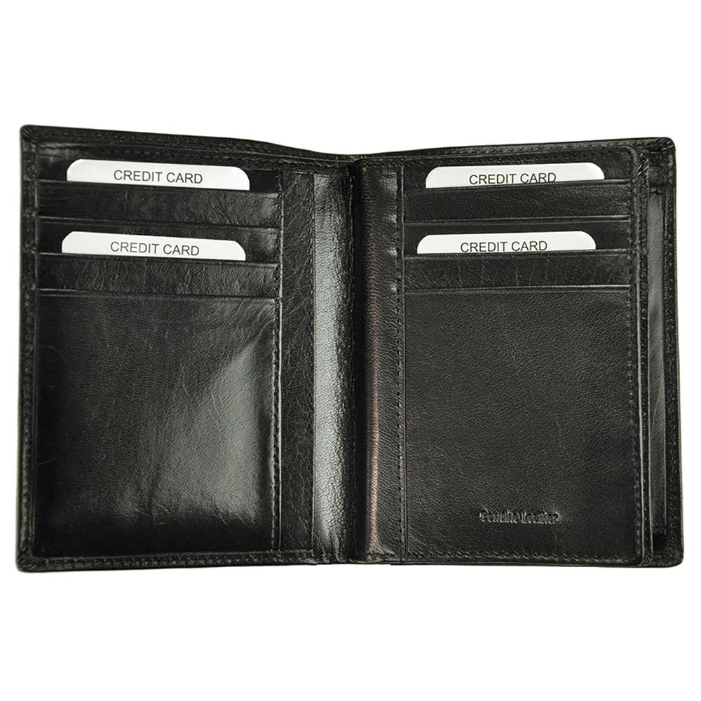 Мъжки кожен портфейл GPB629, Черен - с RFID защита 5