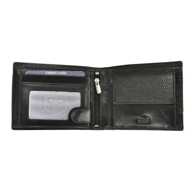 Мъжки кожен портфейл GPB640, Черен - с RFID защита 5
