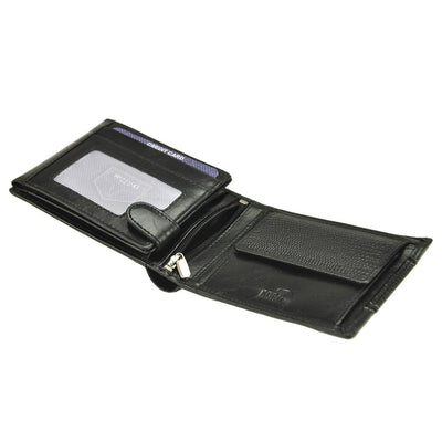 Мъжки кожен портфейл GPB640, Черен - с RFID защита 8