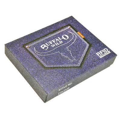 Мъжки кожен портфейл GPB641, Черен - с RFID защита 11