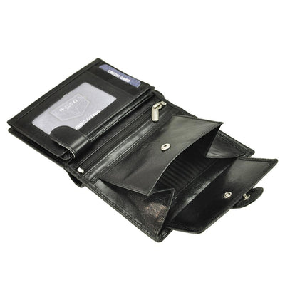 Мъжки кожен портфейл GPB641, Черен - с RFID защита 8
