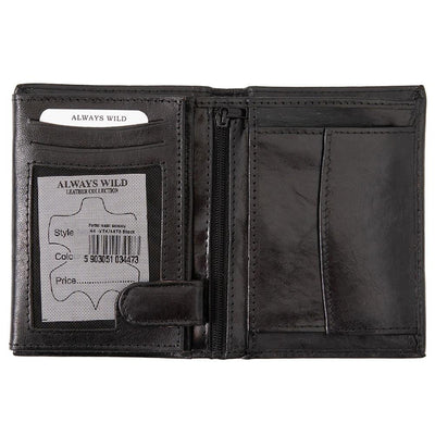 Мъжки кожен портфейл GPB645, Черен - с RFID защита 3