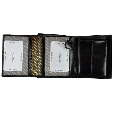Мъжки кожен портфейл GPB659, Черен 4