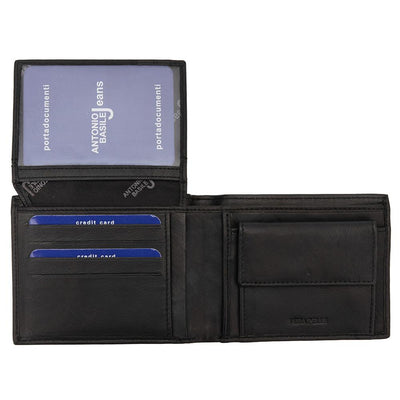 Мъжки кожен портфейл GPB670, Черен - с RFID защита 4
