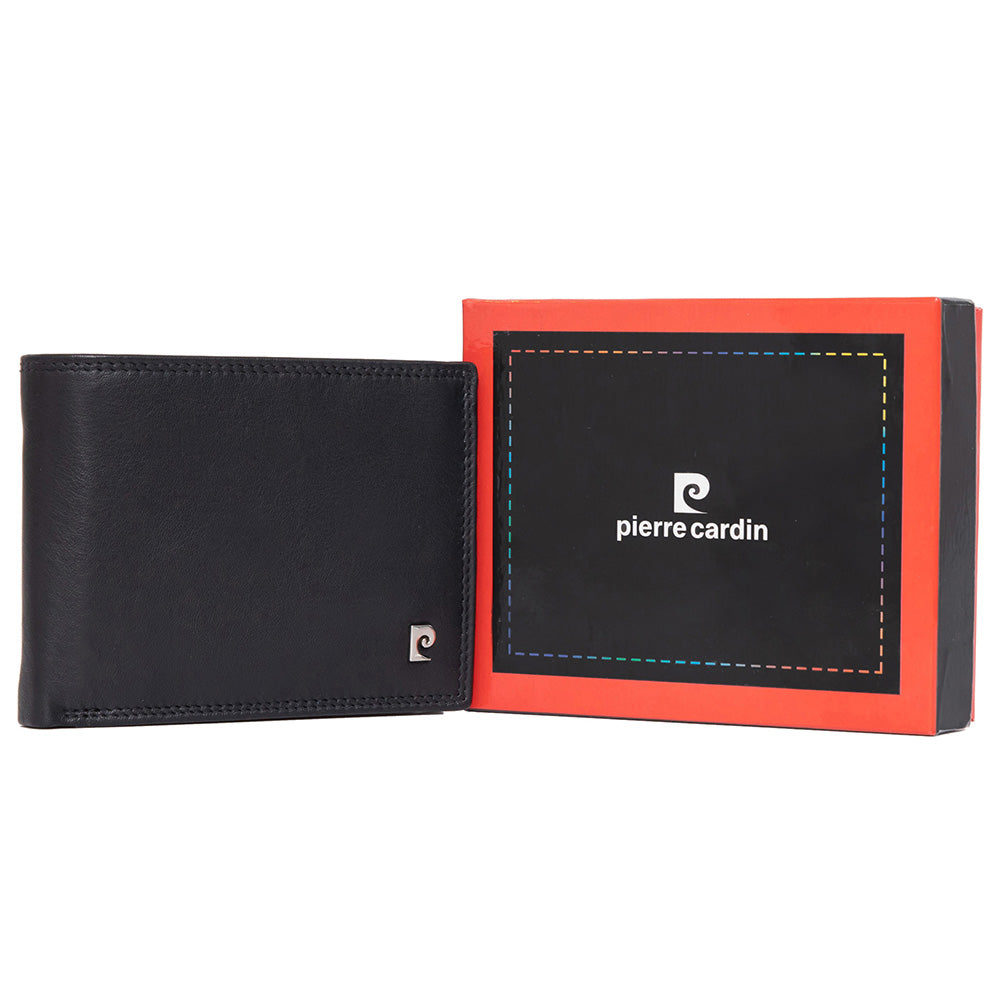 Pierre Cardin | Мъжки кожен портфейл GPB731, Черен - с RFID защита 2