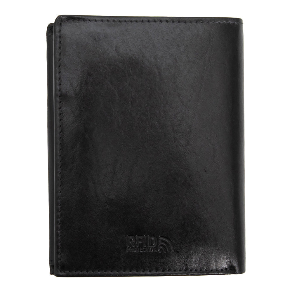 Мъжки кожен портфейл GPB744, Черен - с RFID защита 5