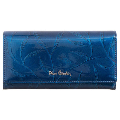 Pierre Cardin | Дамско портмоне от естествена кожа GPD016, Син 1