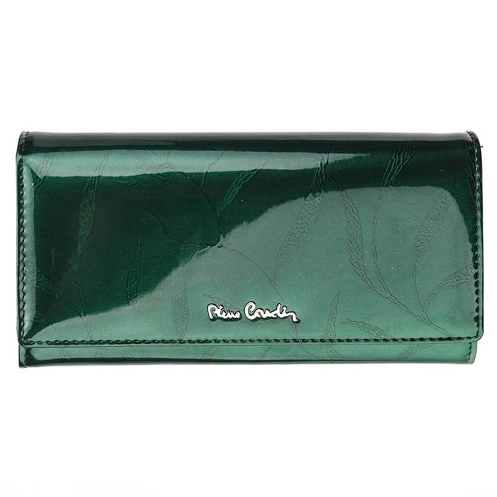 Pierre Cardin | Дамско портмоне от естествена кожа GPD016, Зелен 1