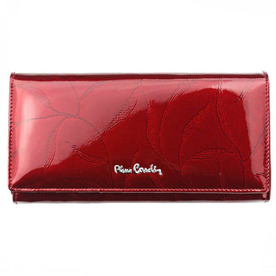 Pierre Cardin | Дамско портмоне от естествена кожа GPD016, Червен 1