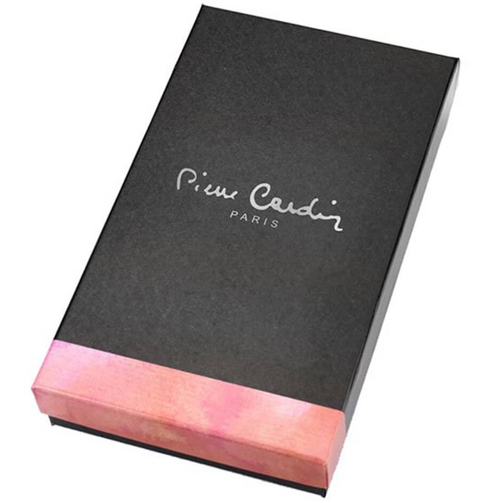 Pierre Cardin | Дамско портмоне от естествена кожа GPD017, Черен 6