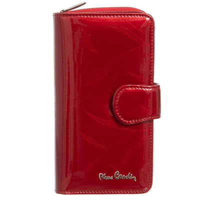 Pierre Cardin | Дамско портмоне от естествена кожа GPD017, Червен 1