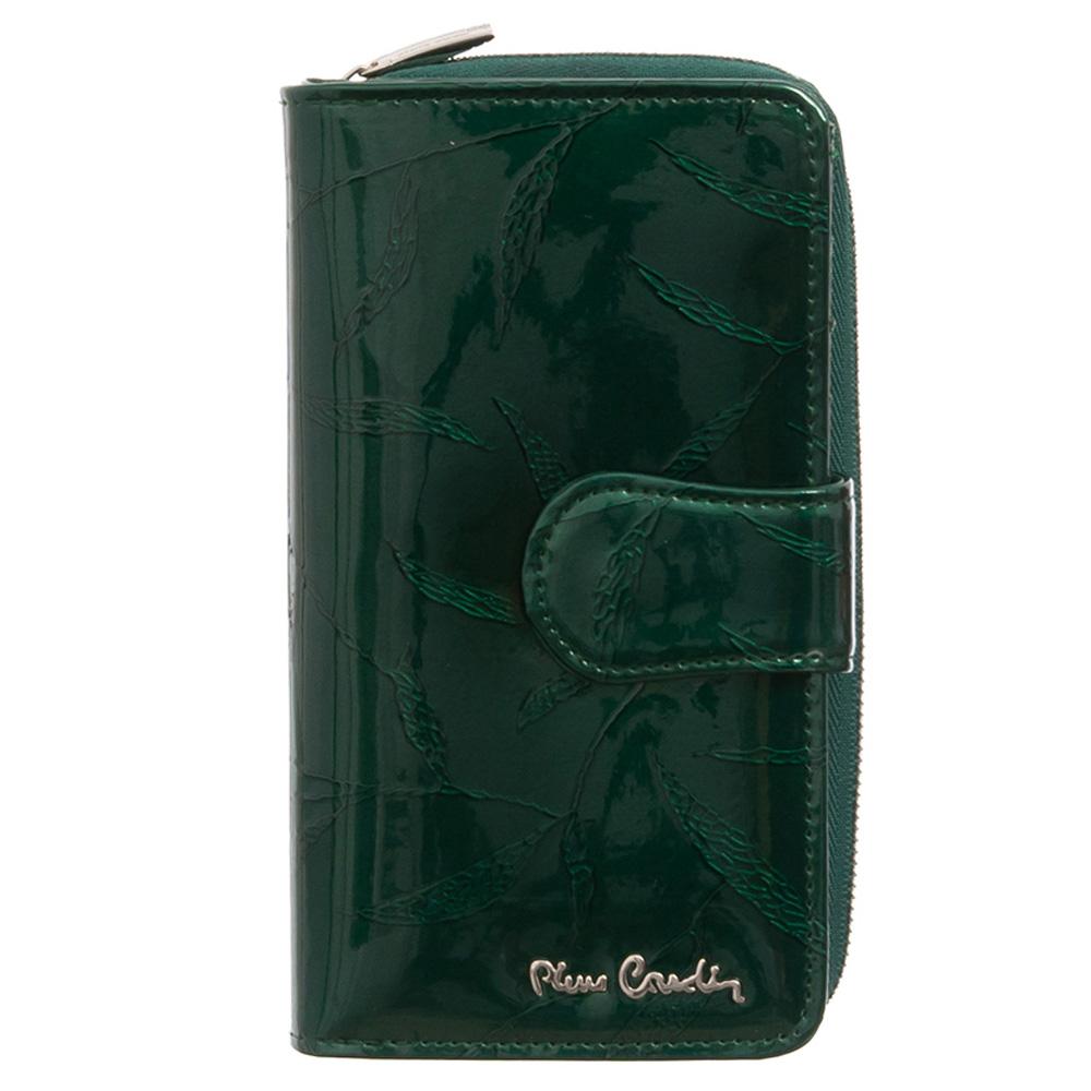 Pierre Cardin | Дамско портмоне от естествена кожа GPD017, Зелен 1