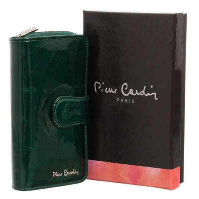 Pierre Cardin | Дамско портмоне от естествена кожа GPD017, Зелен 2