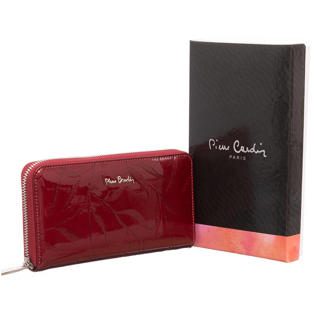 Pierre Cardin | Дамско портмоне от естествена кожа GPD019, Бордо 2