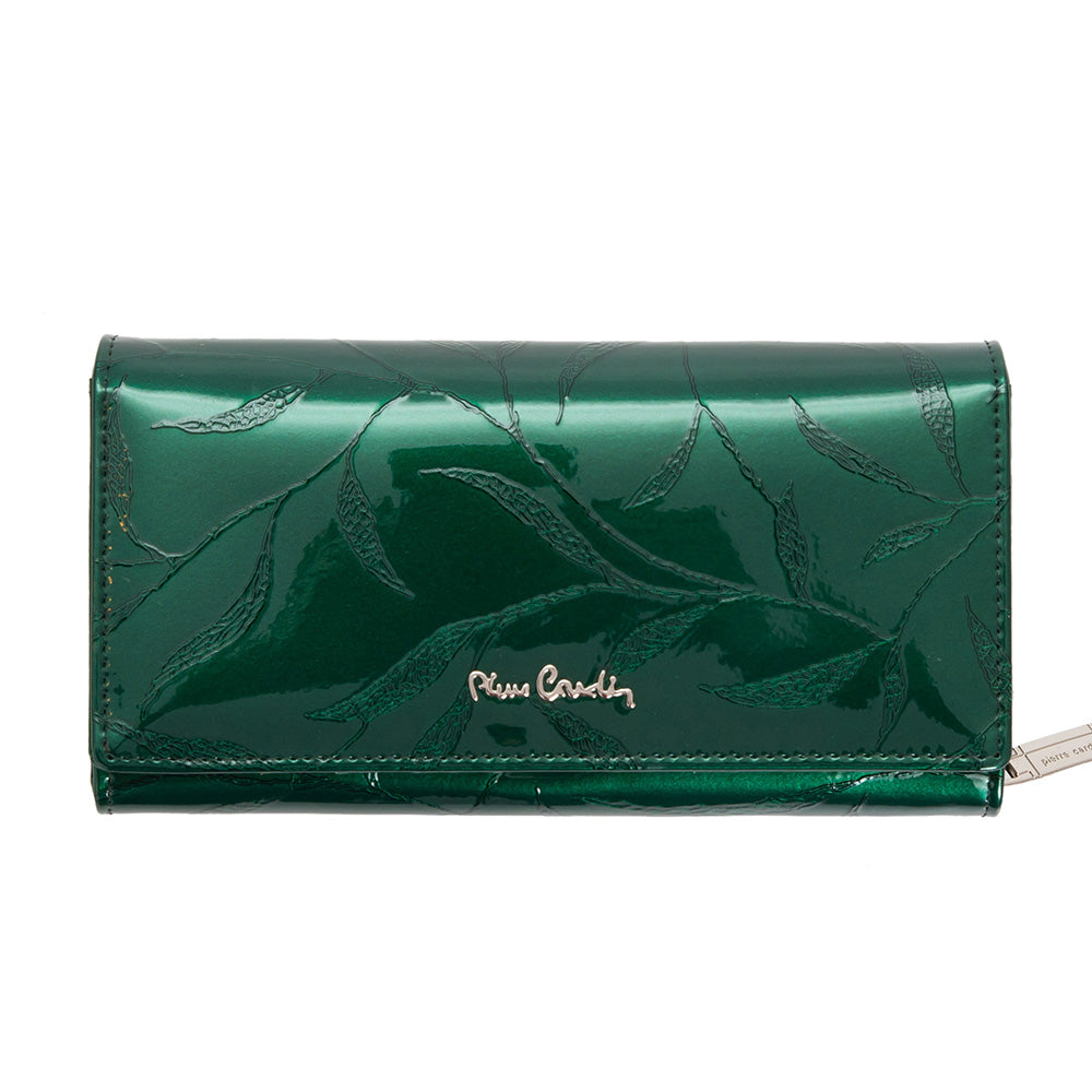 Pierre Cardin | Дамско портмоне от естествена кожа GPD027, Зелен 1