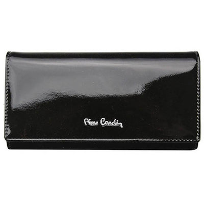 Pierre Cardin | Дамско портмоне от естествена кожа GPD028, Черен 1
