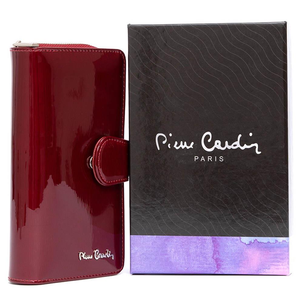Pierre Cardin | Дамско портмоне от естествена кожа GPD035, Бордо 2