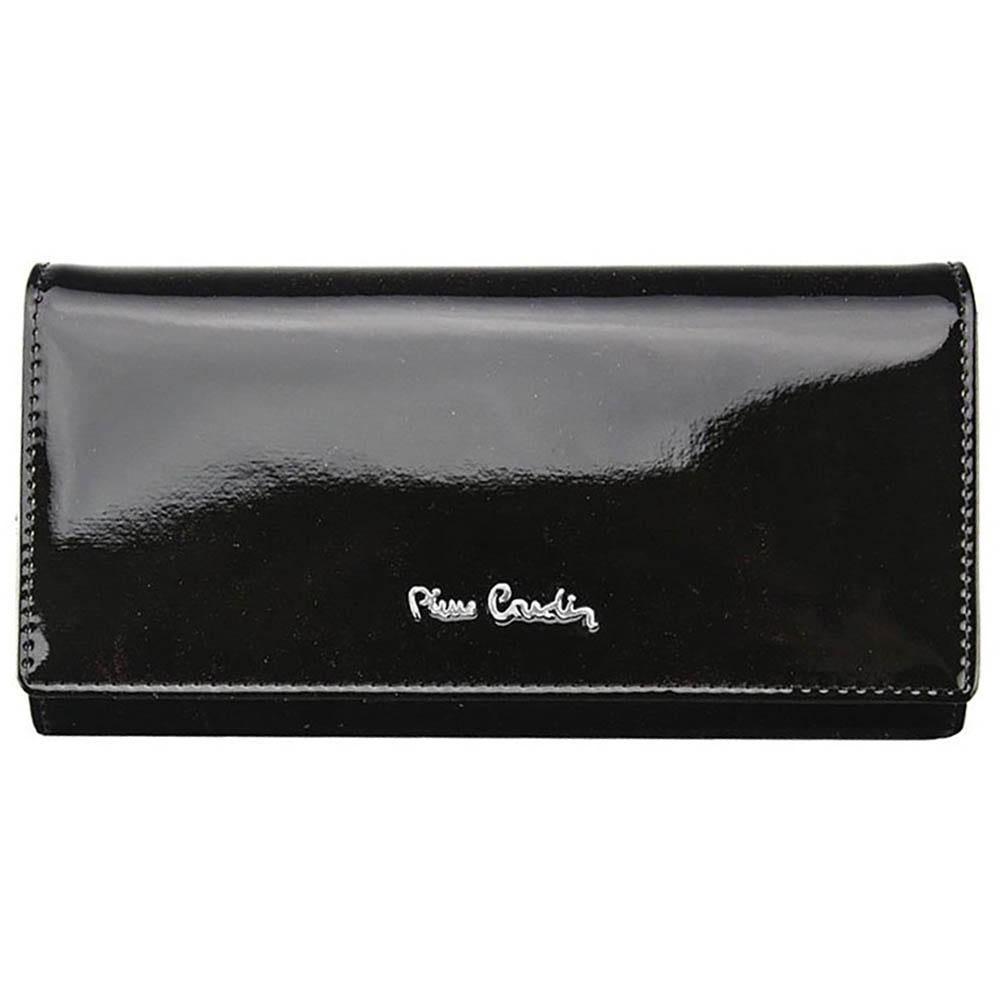 Pierre Cardin | Дамско портмоне от естествена кожа GPD044, Черен 1