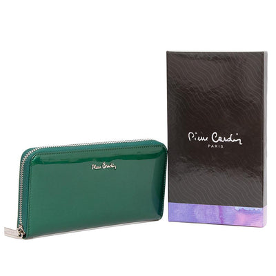 Pierre Cardin | Дамско портмоне от естествена кожа GPD045, Зелен 2
