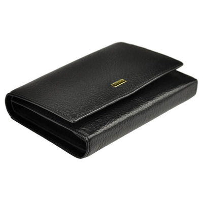 Pierre Cardin | Дамско портмоне от естествена кожа GPD055, Черен 3