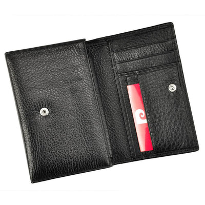 Pierre Cardin | Дамско портмоне от естествена кожа GPD055, Черен 5