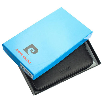 Pierre Cardin | Дамско портмоне от естествена кожа GPD056, Черен 2