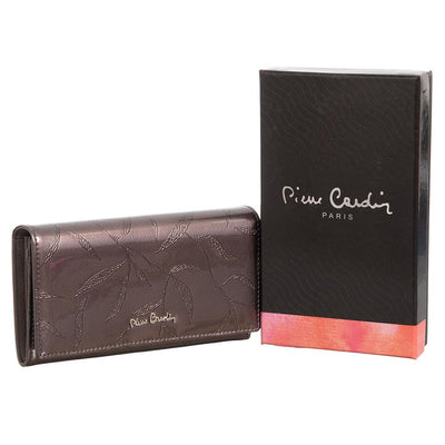 Pierre Cardin | Дамско портмоне от естествена кожа GPD057, Сив 2