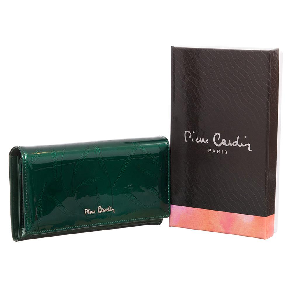 Pierre Cardin | Дамско портмоне от естествена кожа GPD057, Зелен 2