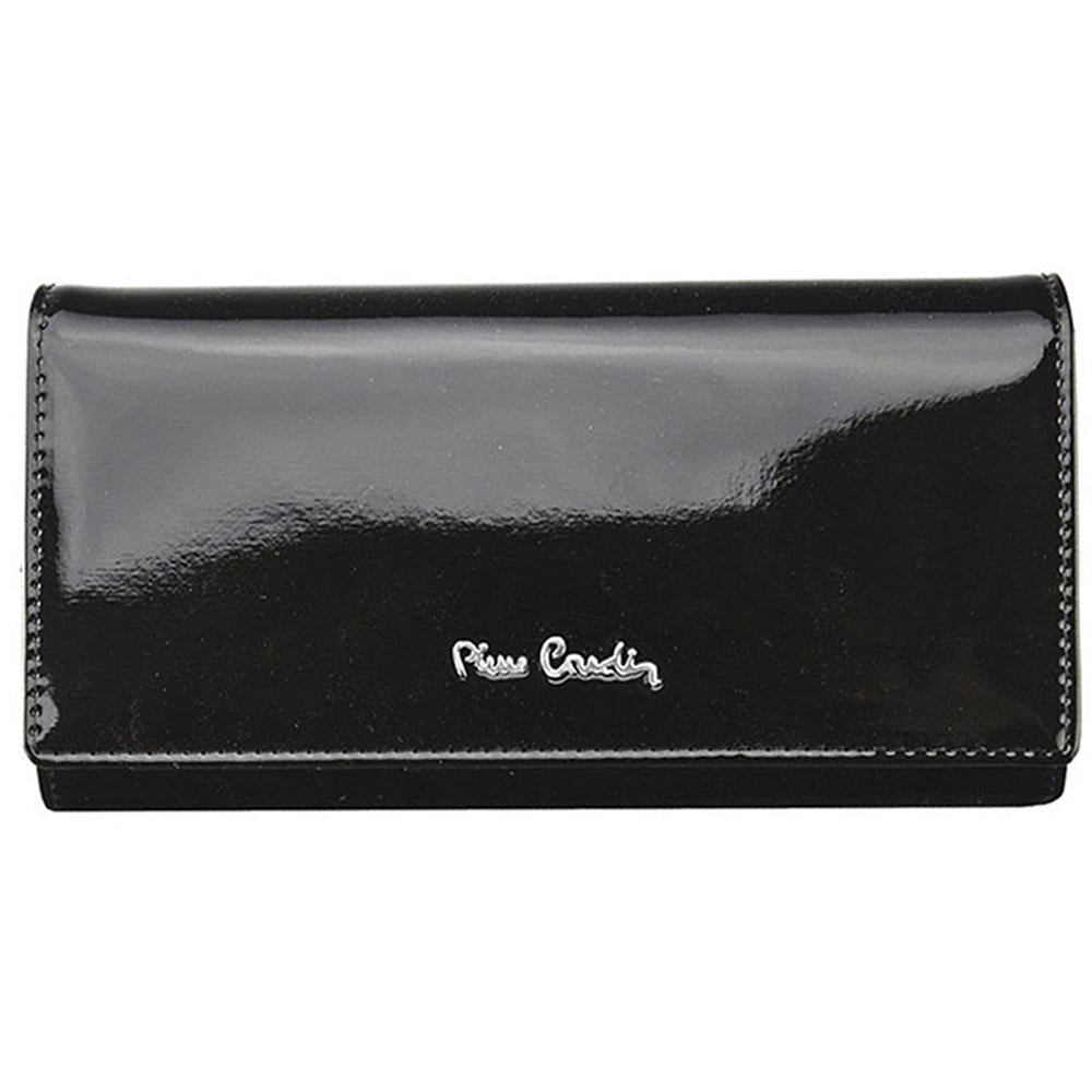 Pierre Cardin | Дамско портмоне от естествена кожа GPD059, Черен 1