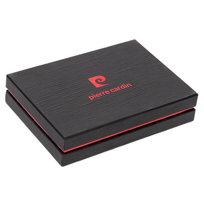 Pierre Cardin | Дамско портмоне от естествена кожа GPD066, Черен 6