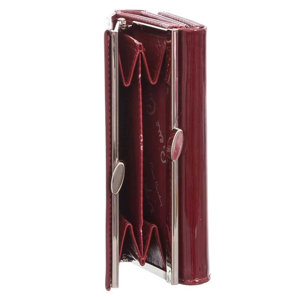 Pierre Cardin | Дамско портмоне от естествена кожа GPD072, Червен 4