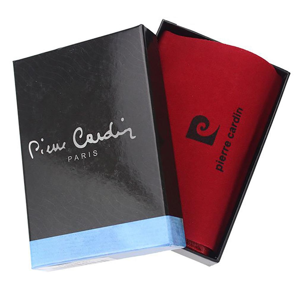 Pierre Cardin | Дамско портмоне от естествена кожа GPD076, Червен 6