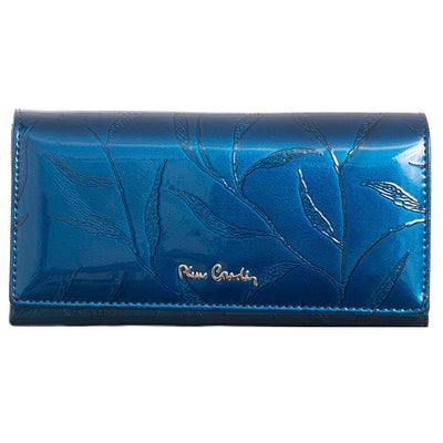 Pierre Cardin | Дамско портмоне от естествена кожа GPD077, Син 1