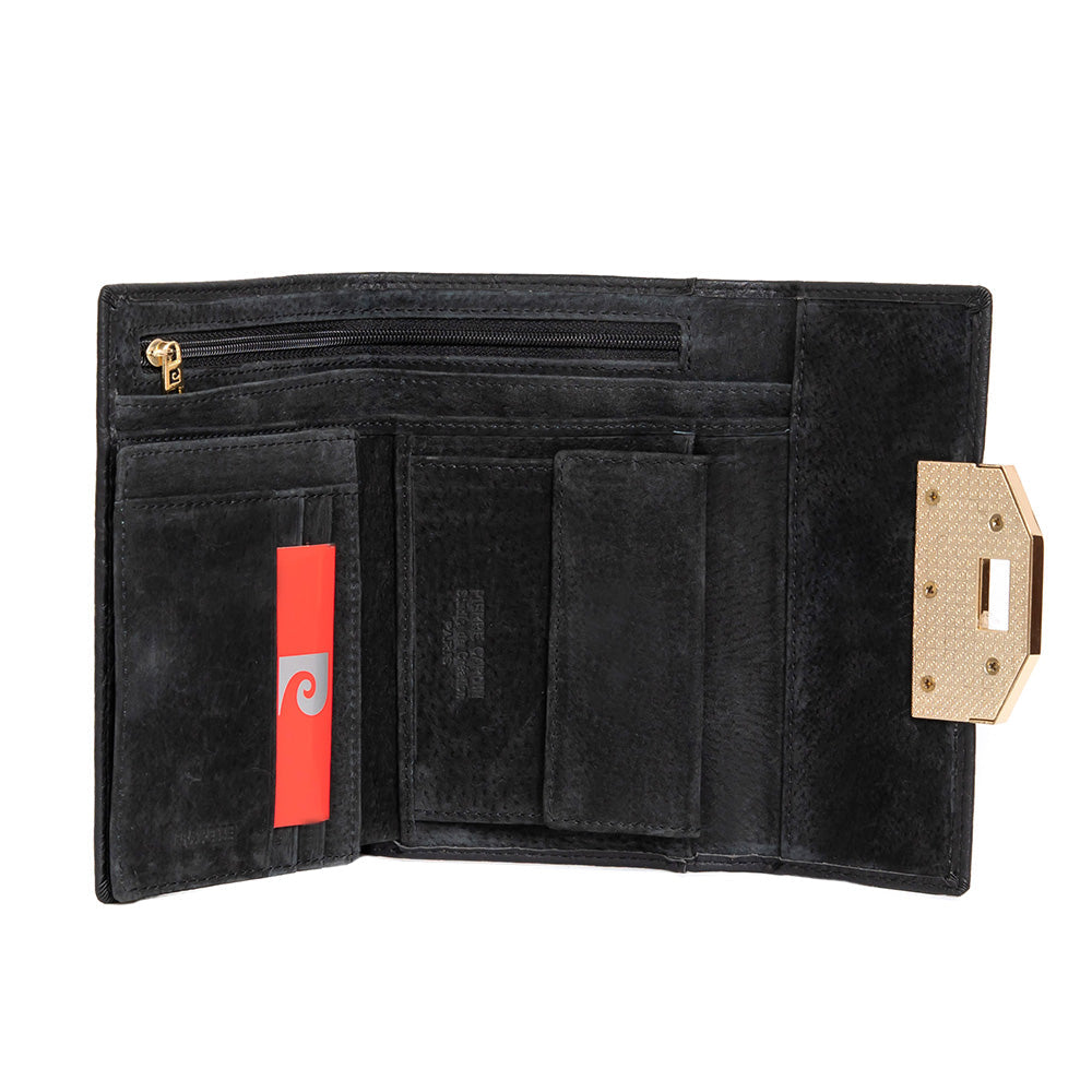 Pierre Cardin | Дамско портмоне от естествена кожа GPD085, Черен 3