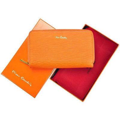 Pierre Cardin | Дамско портмоне от естествена кожа GPD152, Оранжев 2