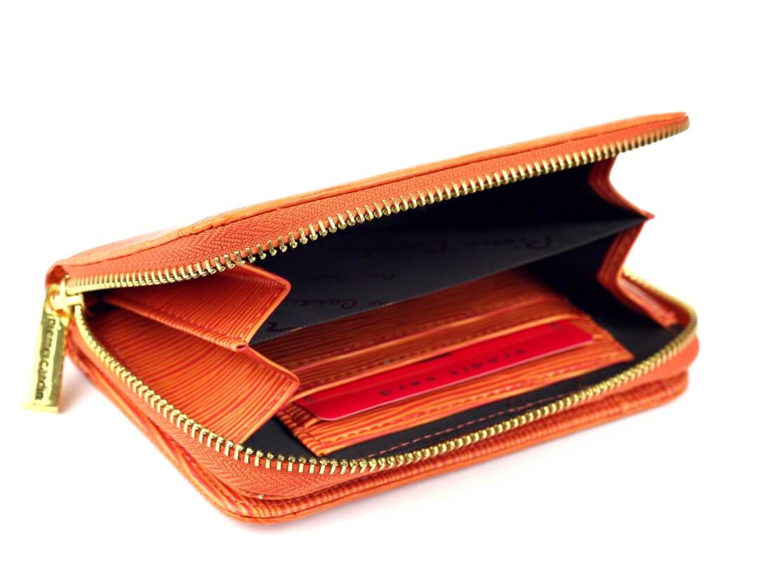 Pierre Cardin | Дамско портмоне от естествена кожа GPD152, Оранжев 3