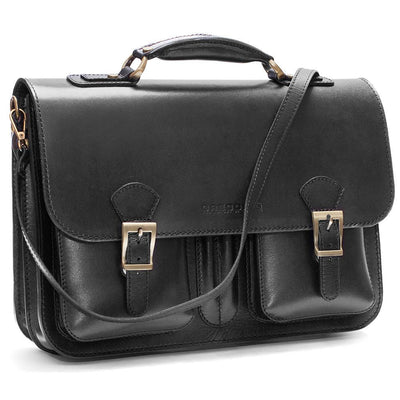 Мъжка бизнес чанта от естествена кожа GS578, Черен 2
