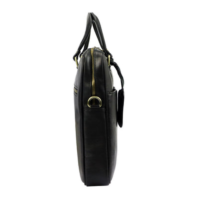 Мъжка бизнес чанта от естествена кожа GS586, Черен 6