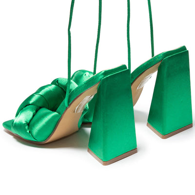 Дамски сандали Hanabi, Зелен 4