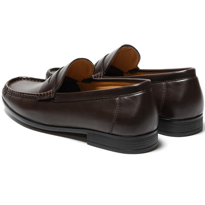 Мъжки обувки Hanley, Тъмно кафяво 3