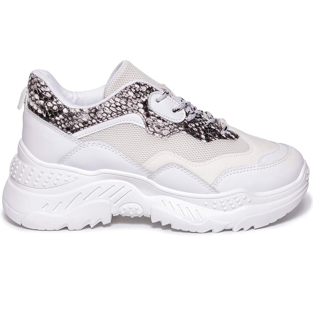 Дамски спортни обувки Hendra, Бял/Черен 3
