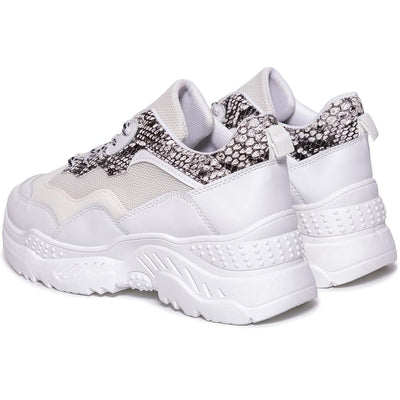 Дамски спортни обувки Hendra, Бял/Черен 4