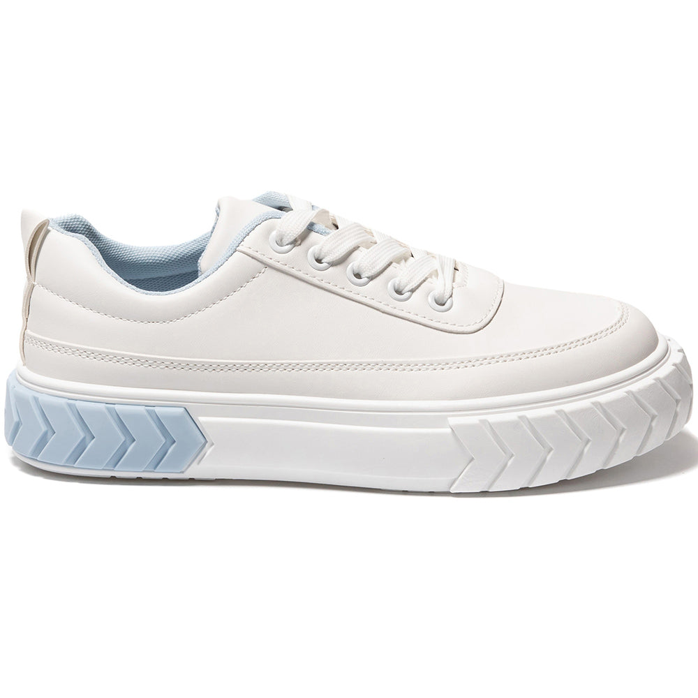 Дамски спортни обувки Ikaria, Бял/Светло син 3