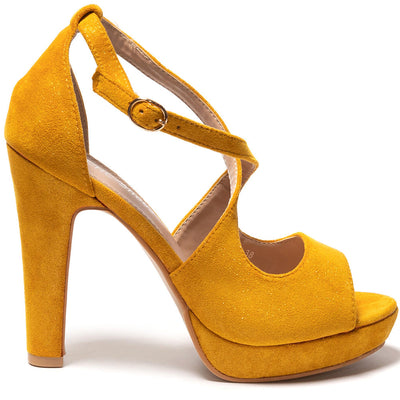 Дамски сандали Ioriel, Жълт 3