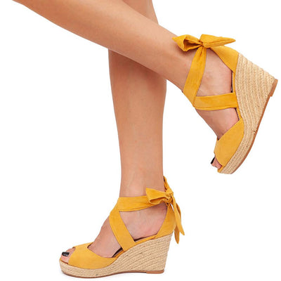 Дамски сандали Irva, Жълт 5